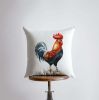 Watercolor Rooster Looking Right | Brid Print | Bird D√©cor | Accent Pillow Cover | Throw Pillow Covers | Pillow | Room D√©cor | Bedroom D√©cor