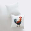 Watercolor Rooster Looking Right | Brid Print | Bird D√©cor | Accent Pillow Cover | Throw Pillow Covers | Pillow | Room D√©cor | Bedroom D√©cor