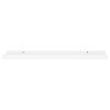 Picture Frame Ledge Shelves 2 pcs White 23.6"x3.5"x1.2" MDF