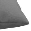 Throw Pillows 4 pcs Gray 15.7"x15.7" Fabric