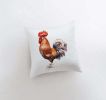 Watercolor Rooster Looking Left | Brid Prints | Bird D√©cor |Accent Pillow Cover | Throw Pillow Covers | Pillow | Room D√©cor | Bedroom D√©cor