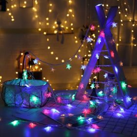 Room layout led lantern flashing string lights starry (Option: Colorful-100M800-Plug in)